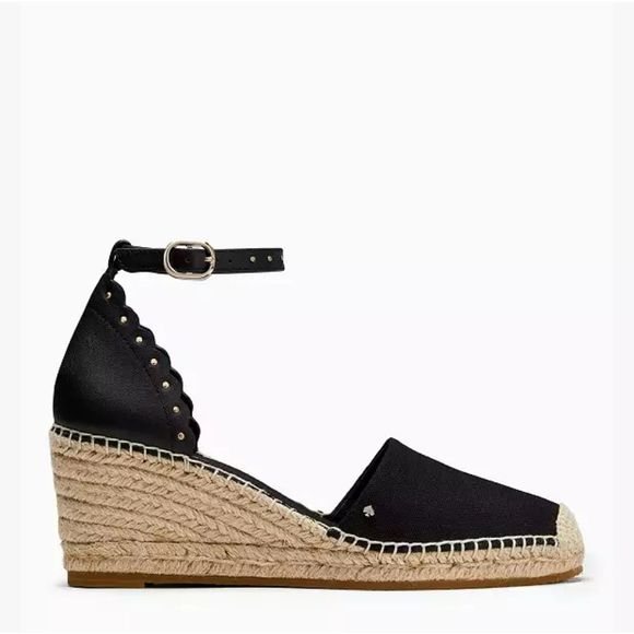 kate spade Shoes - Kate Spade Paloma Espadrille Sandals Black 8.5